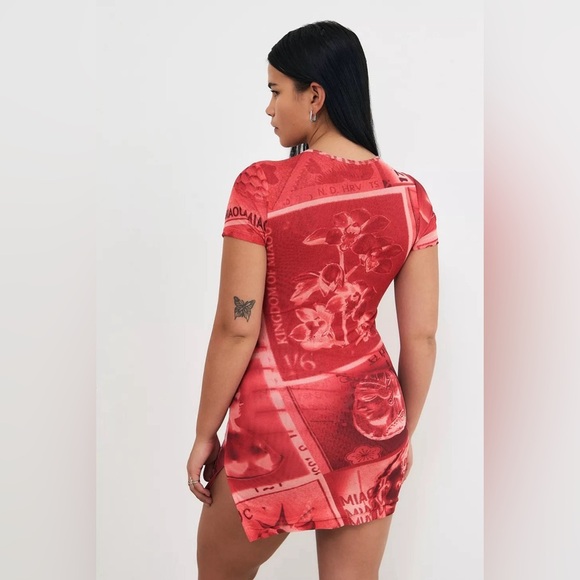 New! Miaou UO Exclusive Billie Stamp Mini Dress 45421 - Picture 4 of 16